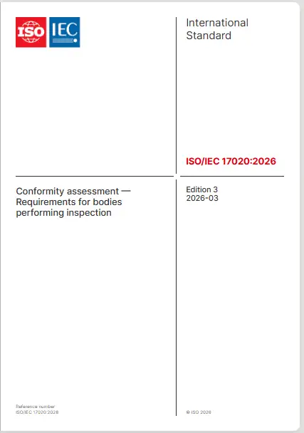 ISO/IEC 17020:2026 ISO/IEC 17020:2026